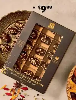 ALDI Sol Brothers Dark Chocolate Coated Dates offer