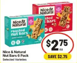 IGA Nice & Natural Nut Bars offer