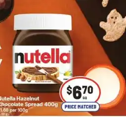 IGA Nutella Hazelnut Chocolate Spread offer