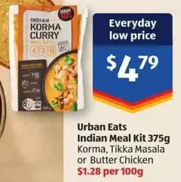 ALDI Urban Eats Indian Meal Kit offer