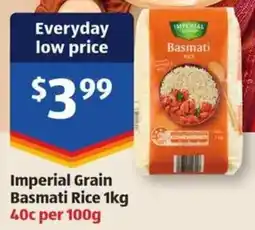ALDI Imperial Grain Basmati Rice offer