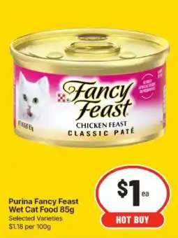 IGA Purina Fancy Feast Wet Cat Food offer