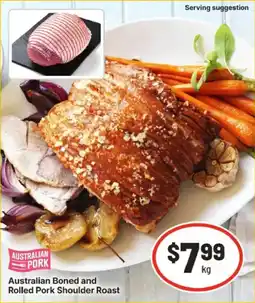 IGA Australian Pork Australian Boned and Rolled Pork Shoulder Roast offer