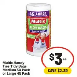 IGA Multix Handy Ties Tidy Bags offer