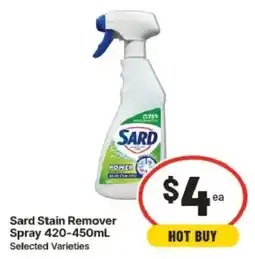 IGA Sard Stain Remover Spray offer
