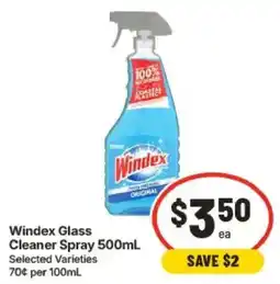 IGA Windex Glass Cleaner Spray offer
