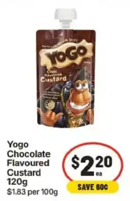 IGA Yogo Chocolate Flavoured Custard offer