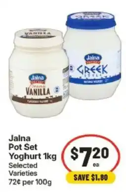 IGA Jalna Pot Set Yoghurt offer