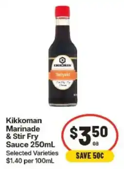 IGA Kikkoman Marinade & Stir Fry Sauce offer