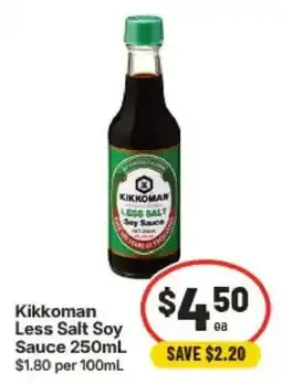IGA Kikkoman Less Salt Soy Sauce offer