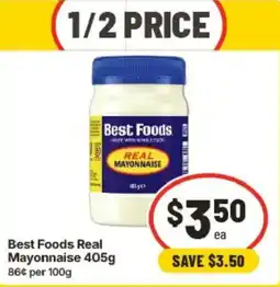 IGA Best Foods Real Mayonnaise offer