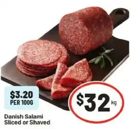 IGA Danish Salami offer