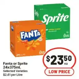 IGA Fanta or Sprite offer