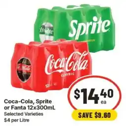 IGA Coca-Cola, Sprite or Fanta offer