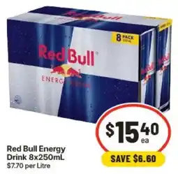 IGA Red Bull Energy Drink offer