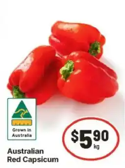 IGA Australian Red Capsicum offer