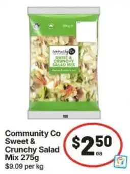IGA Community Co Sweet & Crunchy Salad Mix offer