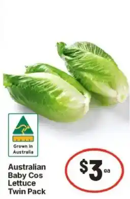 IGA Australian Baby Cos Lettuce Twin Pack offer