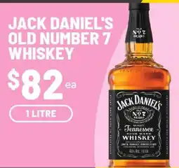 IGA Jack Daniel's Old Number 7 Whiskey offer