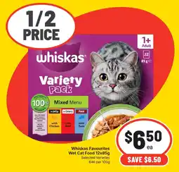 IGA Whiskas Variety Pack offer