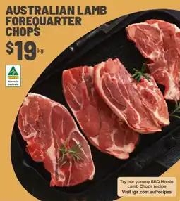 IGA Australian Lamb Forequarter Chops offer