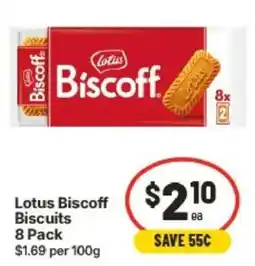 IGA Lotus Biscoff Biscuits offer