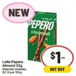 IGA Lotte Pepero Almond offer