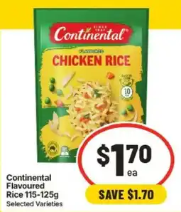 IGA Continental Flavoured Rice offer
