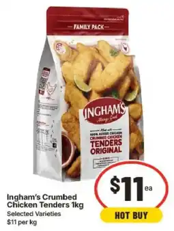 IGA Ingham's Crumbed Chicken Tenders offer