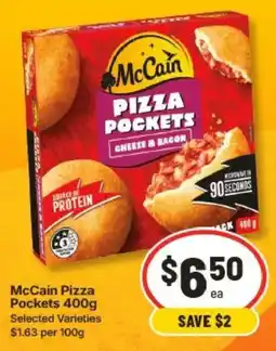 IGA McCain Pizza Pockets offer