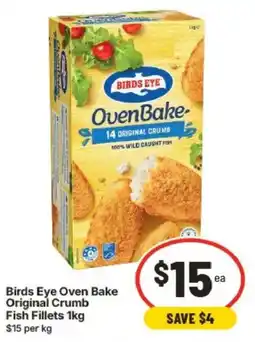 IGA Birds Eye Oven Bake Original Crumb Fish Fillets offer