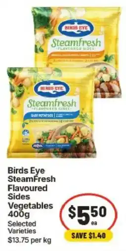 IGA Birds Eye Steamfresh Flavoured Sides Vegetables offer