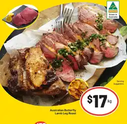 IGA Australian Butterfly Lamb Leg Roast offer