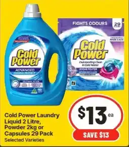 IGA Cold Power Laundry offer