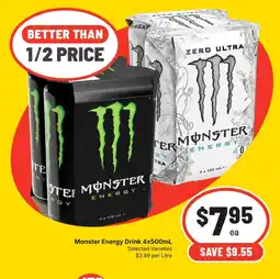 IGA Monster Energy Drink offer