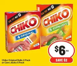 IGA Chiko Original Rolls offer