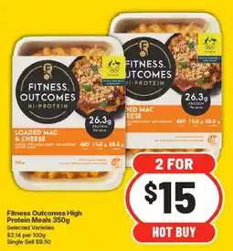 IGA Fitness Outcomes High Protein Meals offer