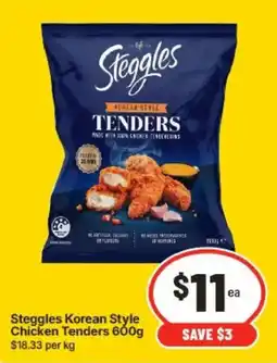IGA Steggles Korean Style Chicken Tenders offer