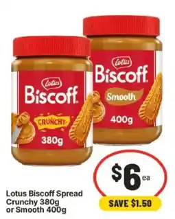IGA Lotus Biscoff Spread offer