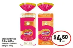IGA Wonder Bread 5 Star offer