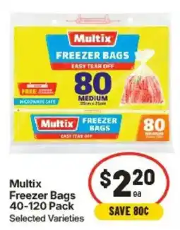 IGA Multix Freezer Bags offer