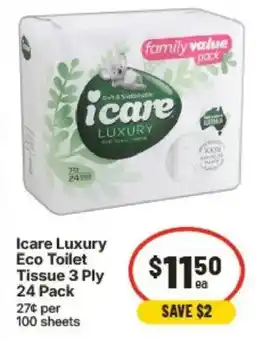 IGA Icare Luxury Eco Toilet Tissue offer