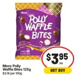 IGA Menz Polly Waffle Bites offer