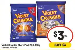 IGA Violet Crumble Share Pack Selected Varieties offer
