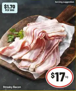 IGA Streaky Bacon offer