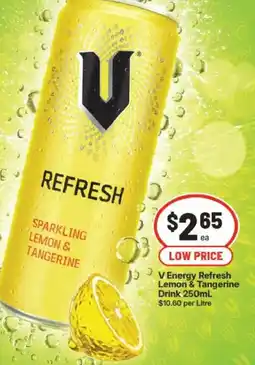 IGA V Energy Refresh Lemon & Tangerine Drink offer