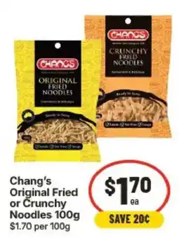 IGA Chang's Fried Noodles offer
