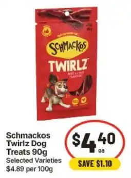 IGA Schmackos Twirlz Dog Treats offer