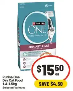 IGA Purina One Dry Cat Food offer