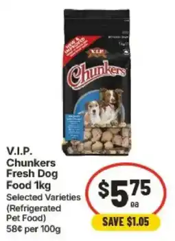 IGA V.I.P. Chunkers Fresh Dog Food offer